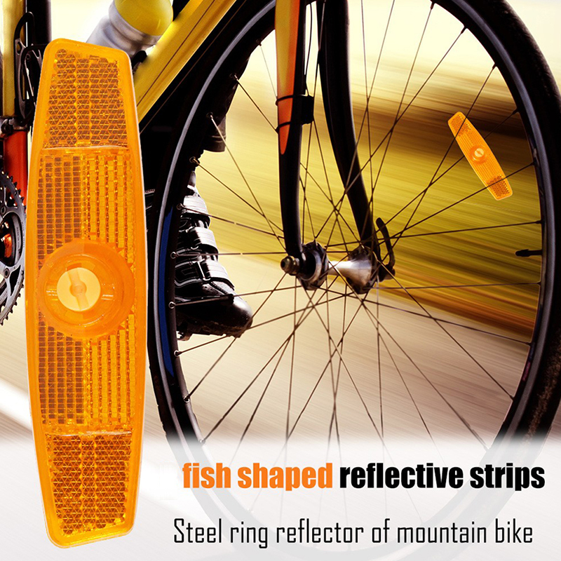 1pc Bicycle Wheel Spoke Reflector Mountain Bike Road Bike Decoration Safety Warning CF8