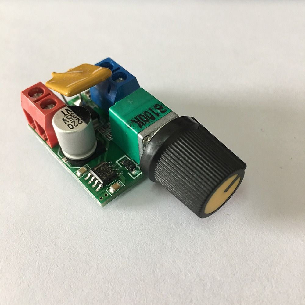 Durable Adjustable DC PWM Speed Controller 5A 5V 6V 12V 24V 35V Regulator Control Governor Switch 90W Ultra Small LED Dimmer Home