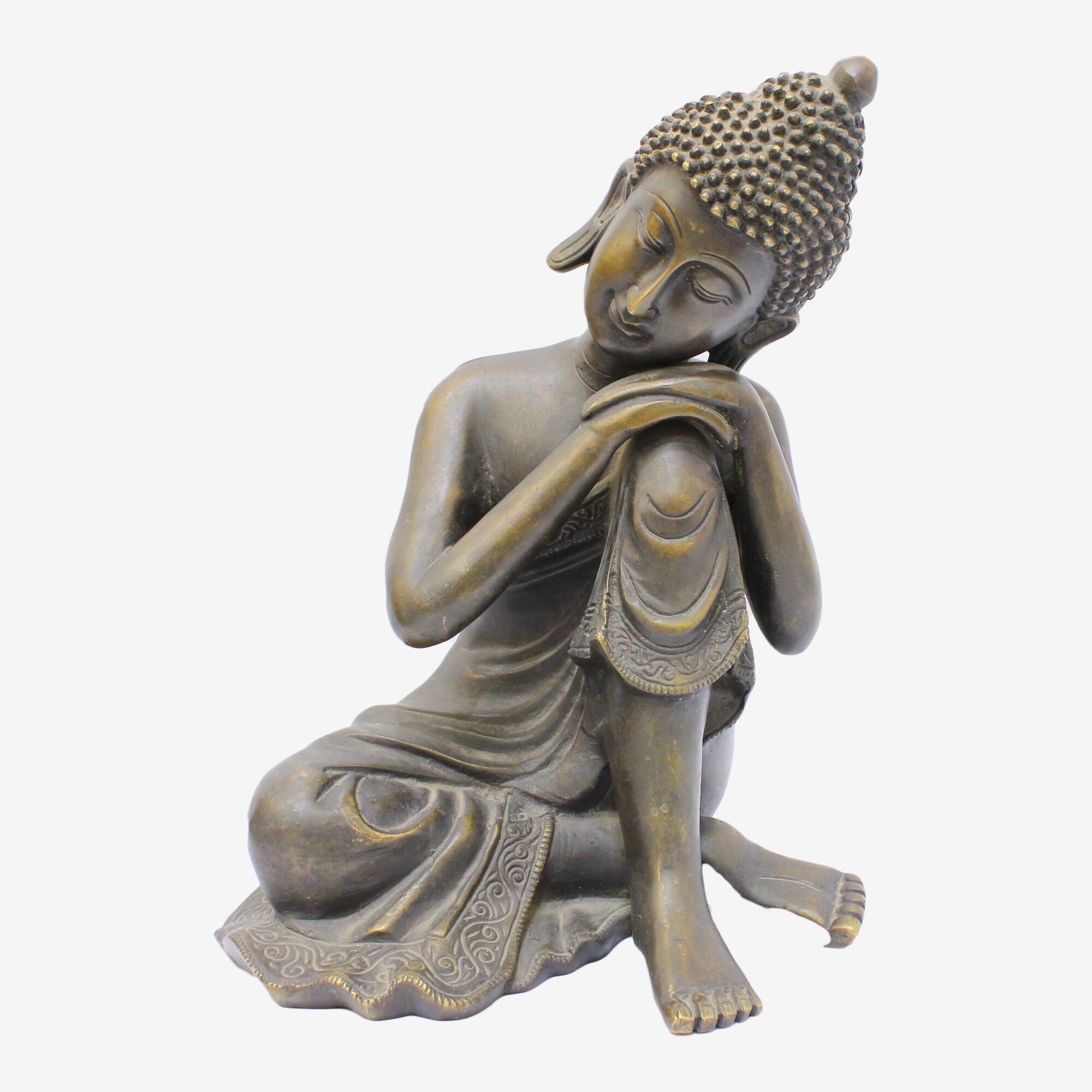 Black Color Sleeping Gautam Buddha statue