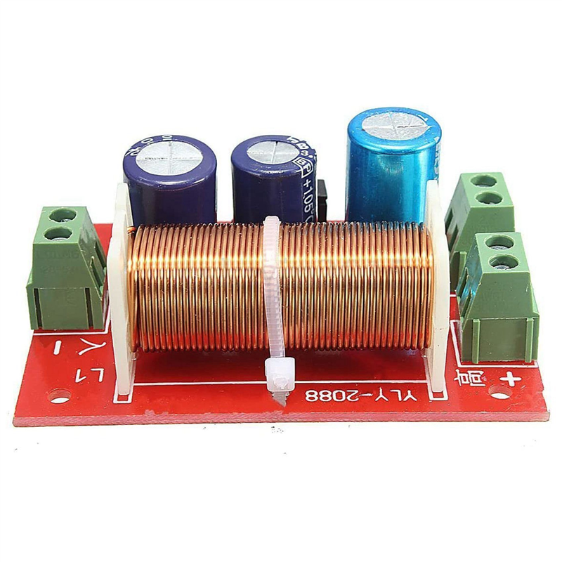 2X 400W Speaker Crossover 2 Way High-Low 4-16 Ohm Frequency Divider for Speaker