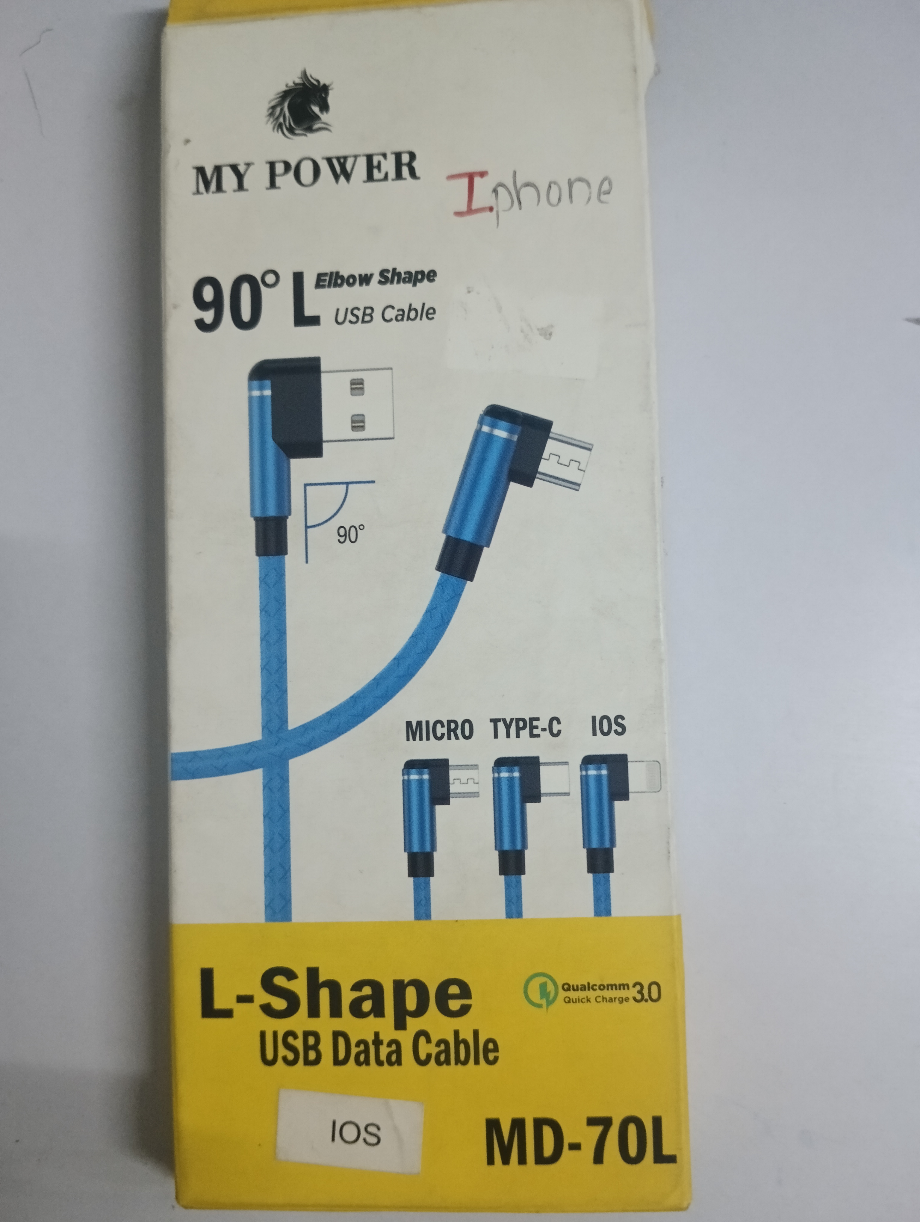 Data Cable L Shape, MD70L