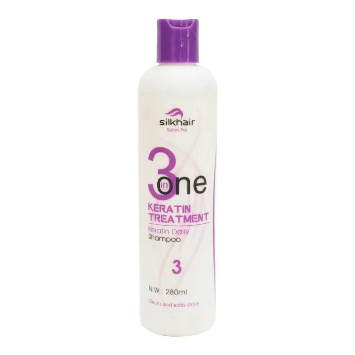 Silkhair 3 In 1 Keratin Treatment Hair Shampoo 3 - 280ml