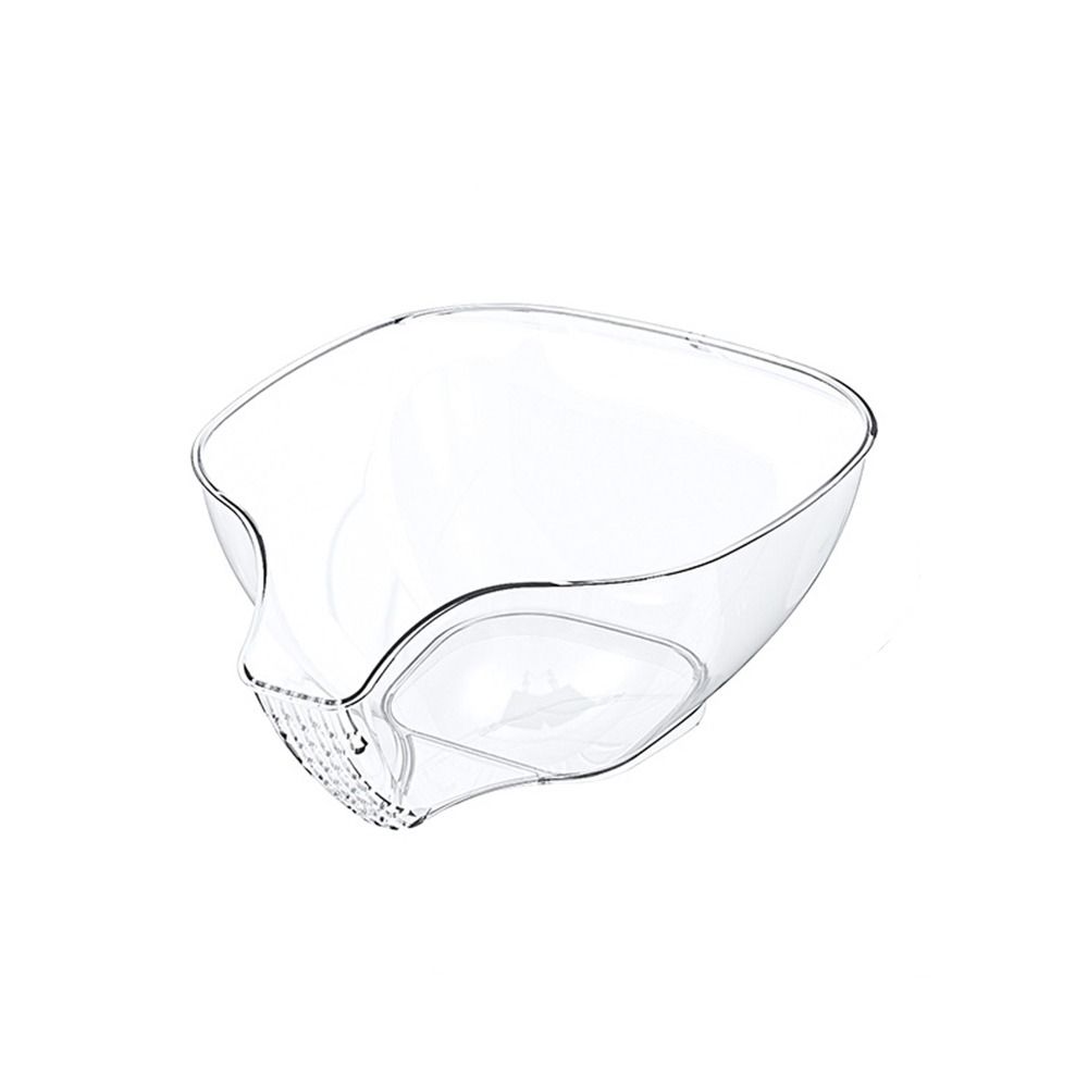 Creative Plastic Multifunctional Drainage Basket Kitchen Tool Filter Strainer Vegetable Basin Vegetable Fruit Washing Transparent Rice Washing Basket for Household