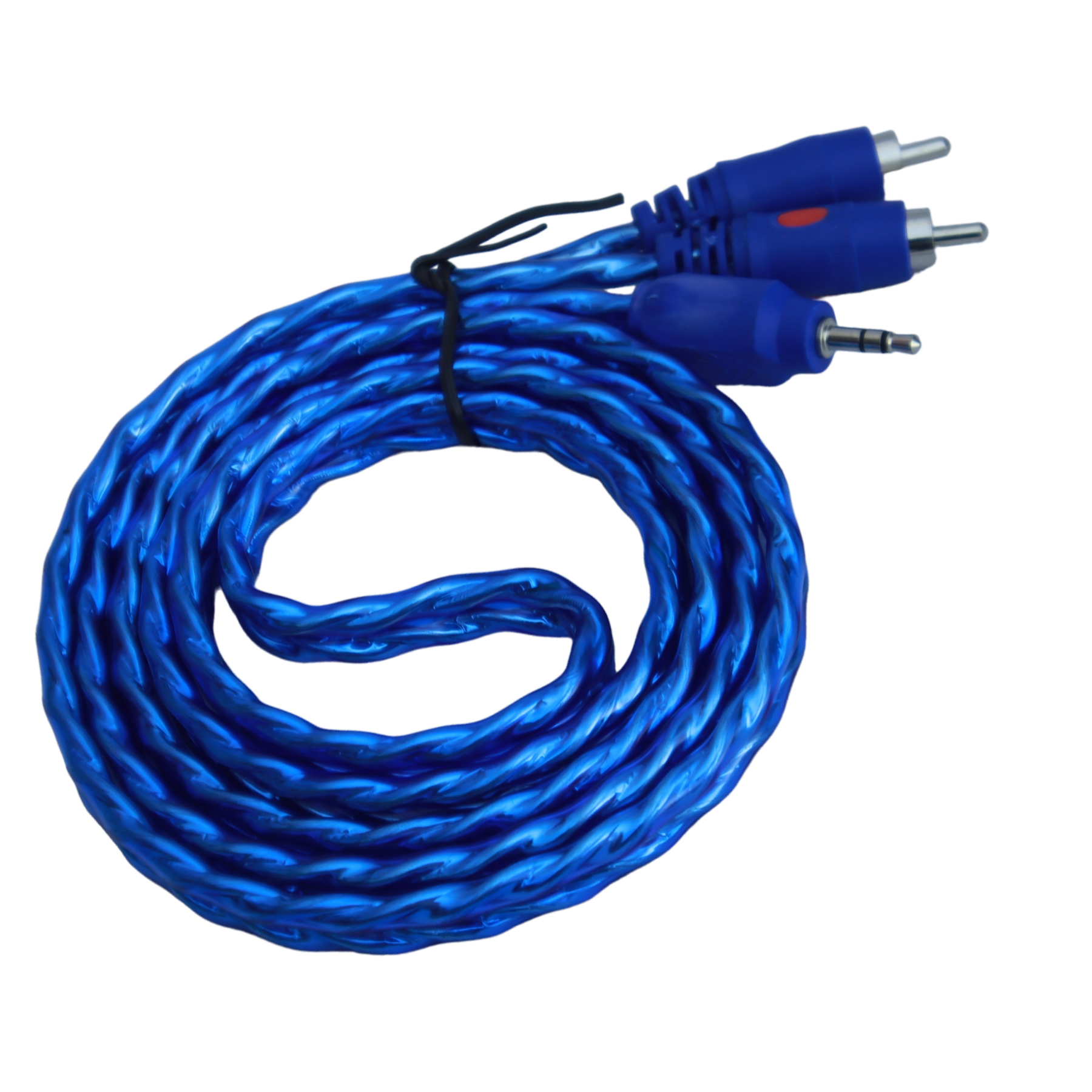 Premium Quality 3.5mm Stereo Plug Male to 2 RCA Male Audio Adapter AUX MP3 Speaker Cable/ Headphone Output To Home Audio System