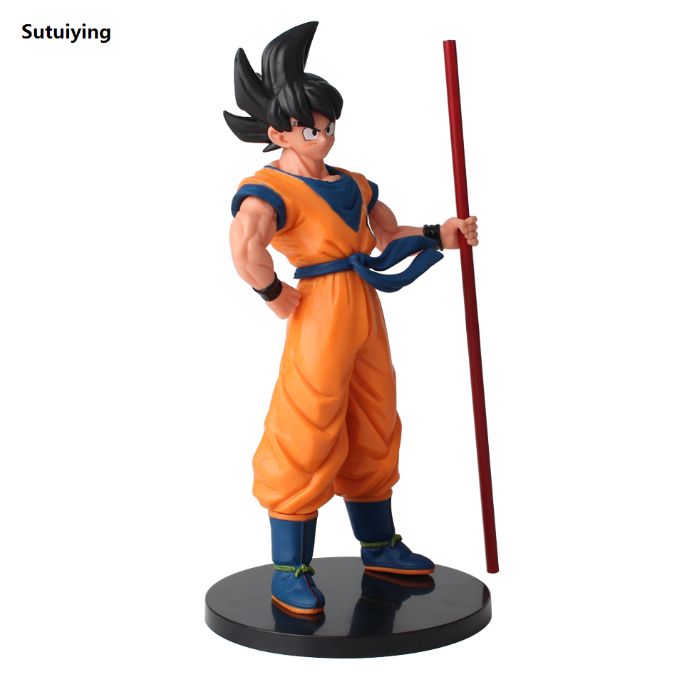 Sutuiying Hot Dragon Ball Son Goku Super Saiyan Anime Figure 22cm Goku New style DBZ Action Figure Model Gifts Collectible Figurines for Kids