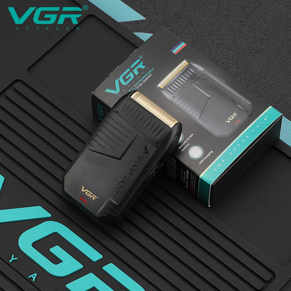 VGR V-375 USB Rechargeable Foil Shaver, Trimmer