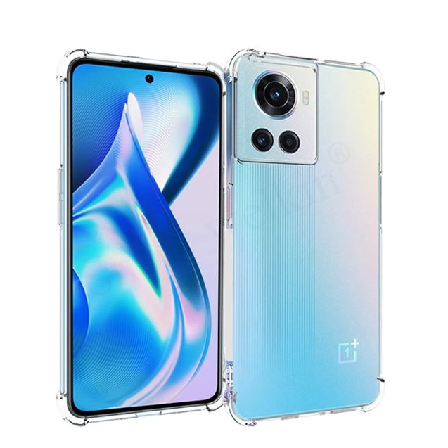 OnePlus Ace / 10R - Transparent Silicone Clear Soft TPU Ultra Thin Slim Back Cover