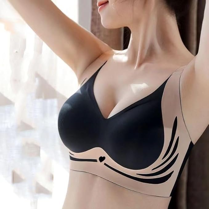 Seamless Wireless Push Up Bra or a Super Gather Bra.