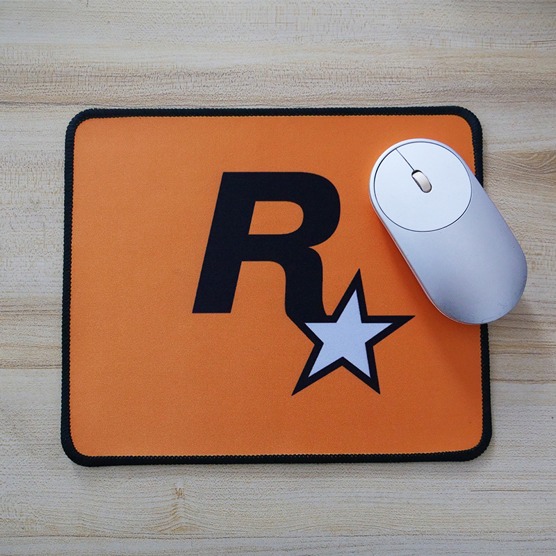 New specials 20*24CM GTA R Star Thickened Mouse Pad Gaming Keyboard Mouse Mat For Laptop Notebook Gamer Pad Anti-slip Rubber Desk Pads Jessica