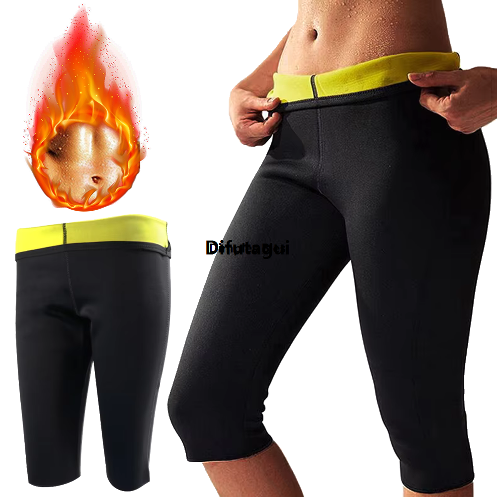 Difutagui Women Short Pants Sauna Suits Sauna Sweat Weight Loss Slimming 【2025 Version】 Shorts Fat Burning Shaping Leggings Hot Thermo Waist Trainer