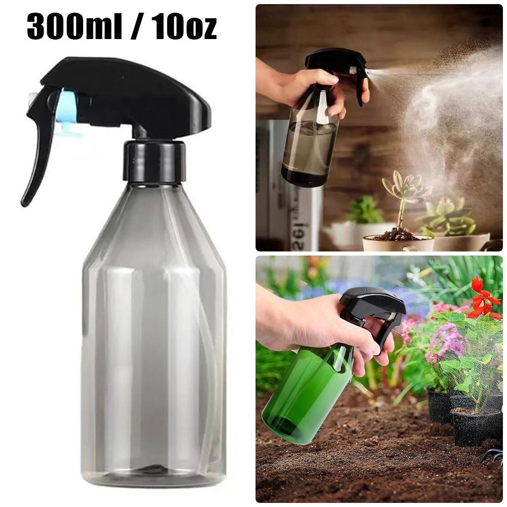 1Pcs Durable Plant Mister Water Spray Bottle Garden Supply 10oz/300ml Garden Flower Atomizer Hair Care Moisturize For Gardening Cleaning Mist Spray Bottle