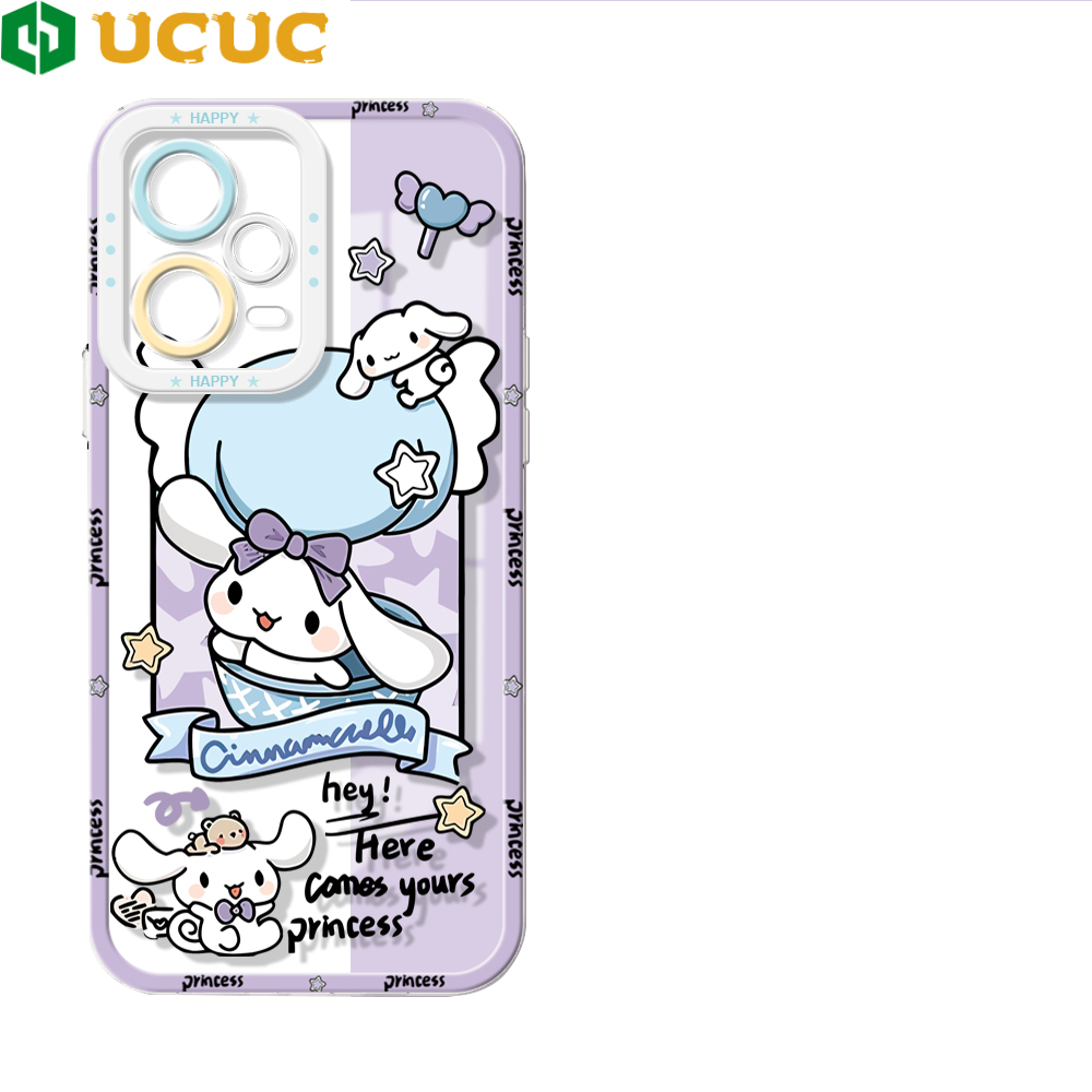 UCUC for Xiaomi Poco X5 5G Redmi Note 12 5G Back Cover Creative Candy Color Wave Silicon Phone Protective Case