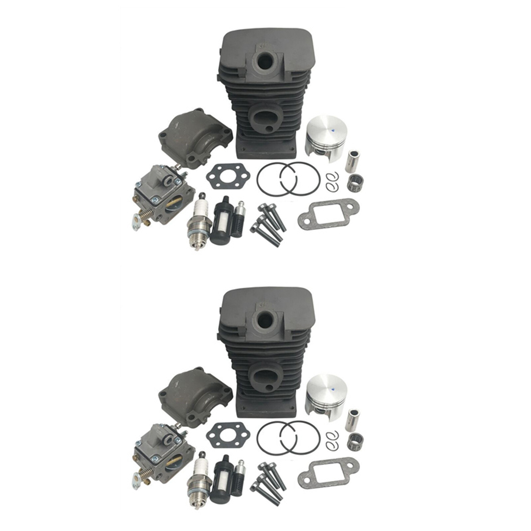 38mm Engine Motor Cylinder Piston Crankshaft for MS170 MS180 018 Chainsaw 2SET