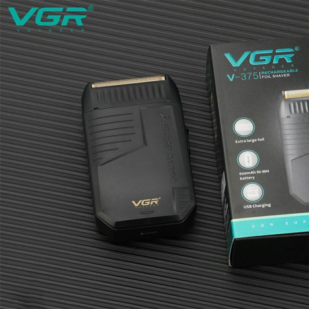 VGR V-375 USB Rechargeable Foil Shaver, Trimmer And Shavers