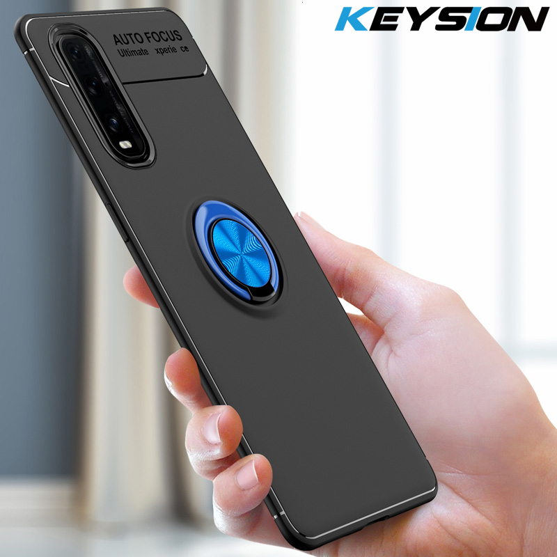 NEW KEYSION Shockproof Case For OPPO Find X2 X2 Pro A9 A5 2020 A91 A31 A8 Magnetic Ring Phone back cover for Realme X50 Pro 6 Pro C3