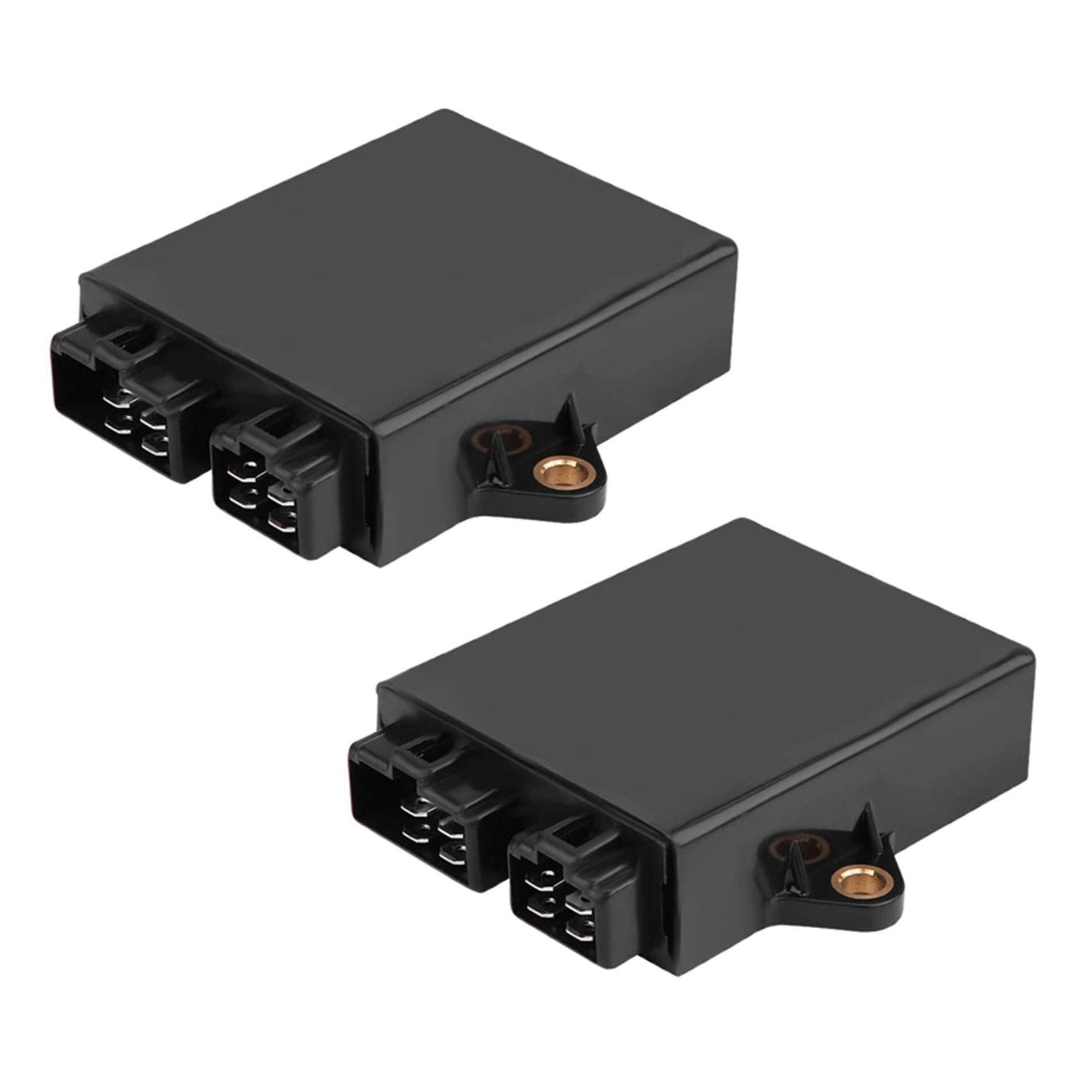 (GGBR) 2X 4Rf-82305-00 Motorcycle Cdi Box Ignition Control Unit for Virago 250 Xv250 V-Star 250Cc 1995-2007 Black