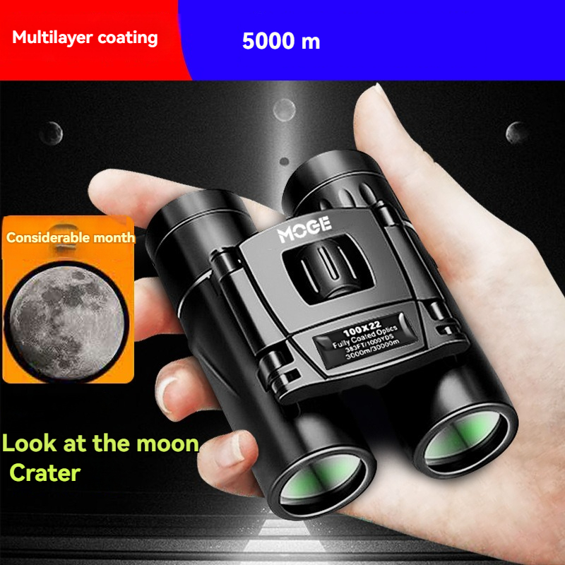 100x22 Binoculars High Magnification High Definition Portable Concert 40x22 Mini Telescope