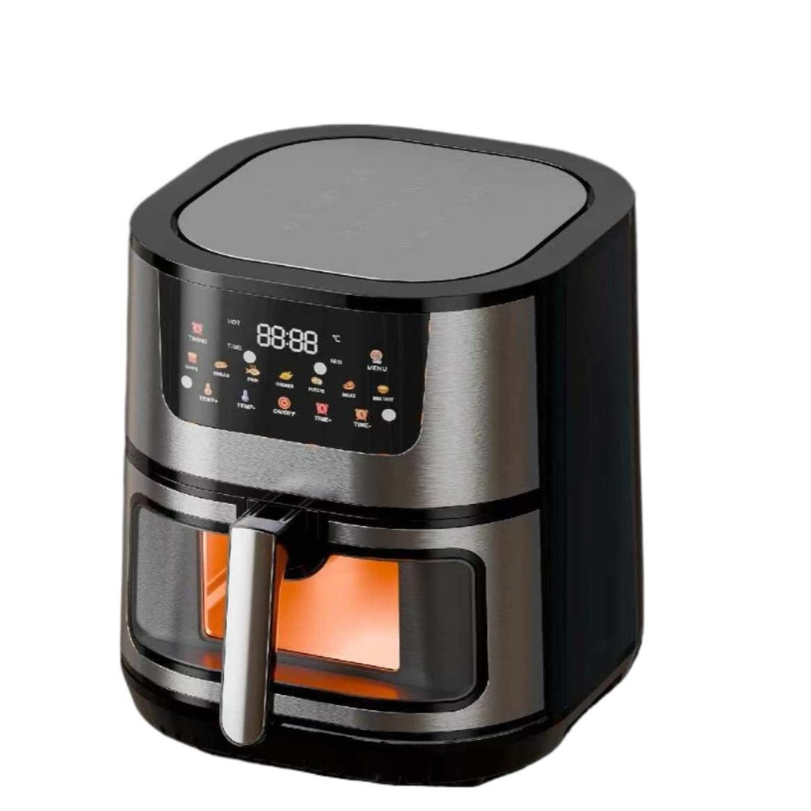 Electron See Thru Air Fryer 9 L With Grill Basket (El-Af-2190)