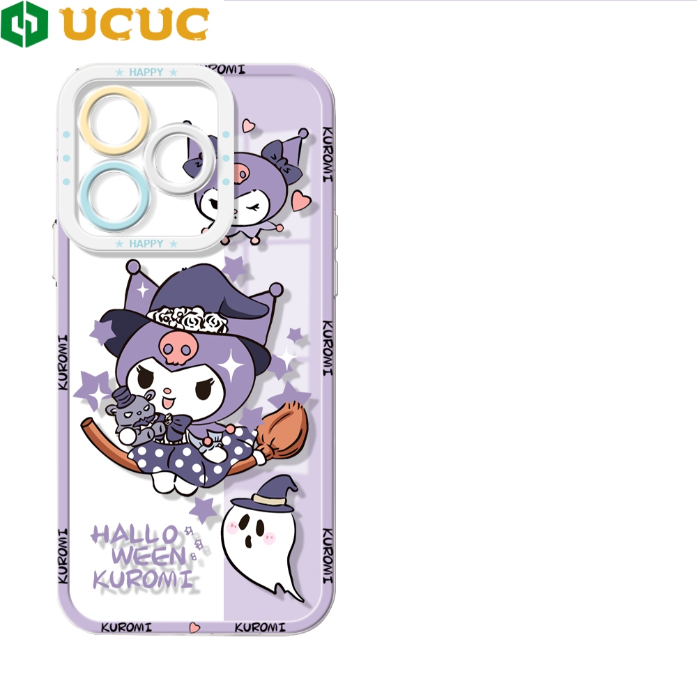 UCUC for Realme C53 C51 / Note 50 Narzo N53 Back Cover Cute Panda Soft PU Leather Phone Cases