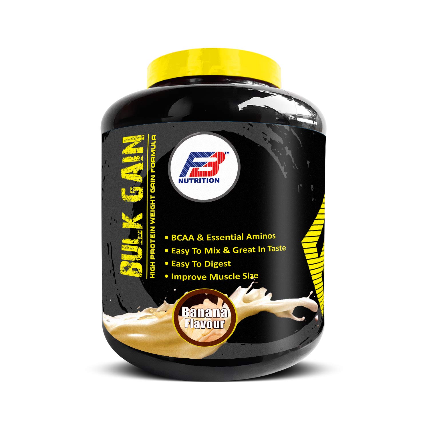 Fb Nutrition Bulk Gainer Protein 2.2 lb ( Banana Flavour)-1 kg