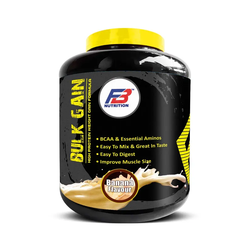 Fb Nutrition Bulk Gainer Protein 2.2 lb ( Banana Flavour)-1 kg