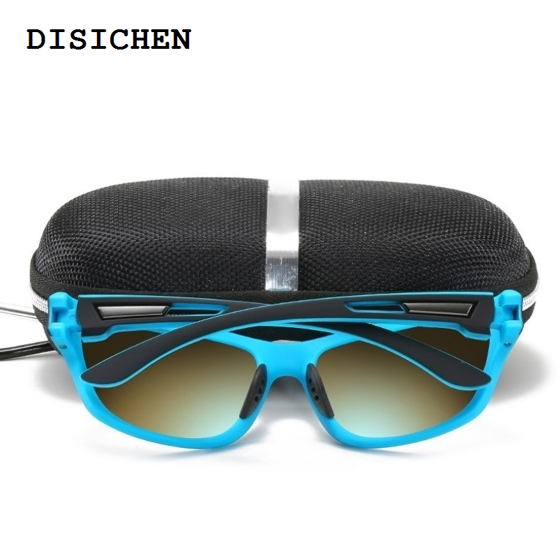 DISICHEN Original Polarized Glasses Driving Fishing Sunglasses Men Women Hiking Vintage Brand Designer Black Sun Glasses For Man Day Night vision