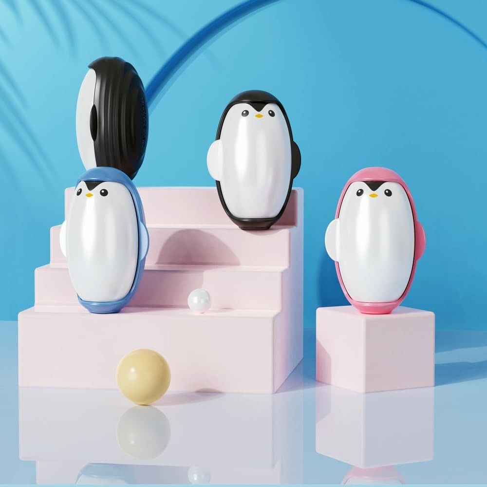 Hight Quality Hair Removal Washable Clothes Hair Sticky Roller Dust Removal Home Clean Tools Pet Hair Remover Hairs Sticky Penguin/Bear Manual Lint Roller for Home