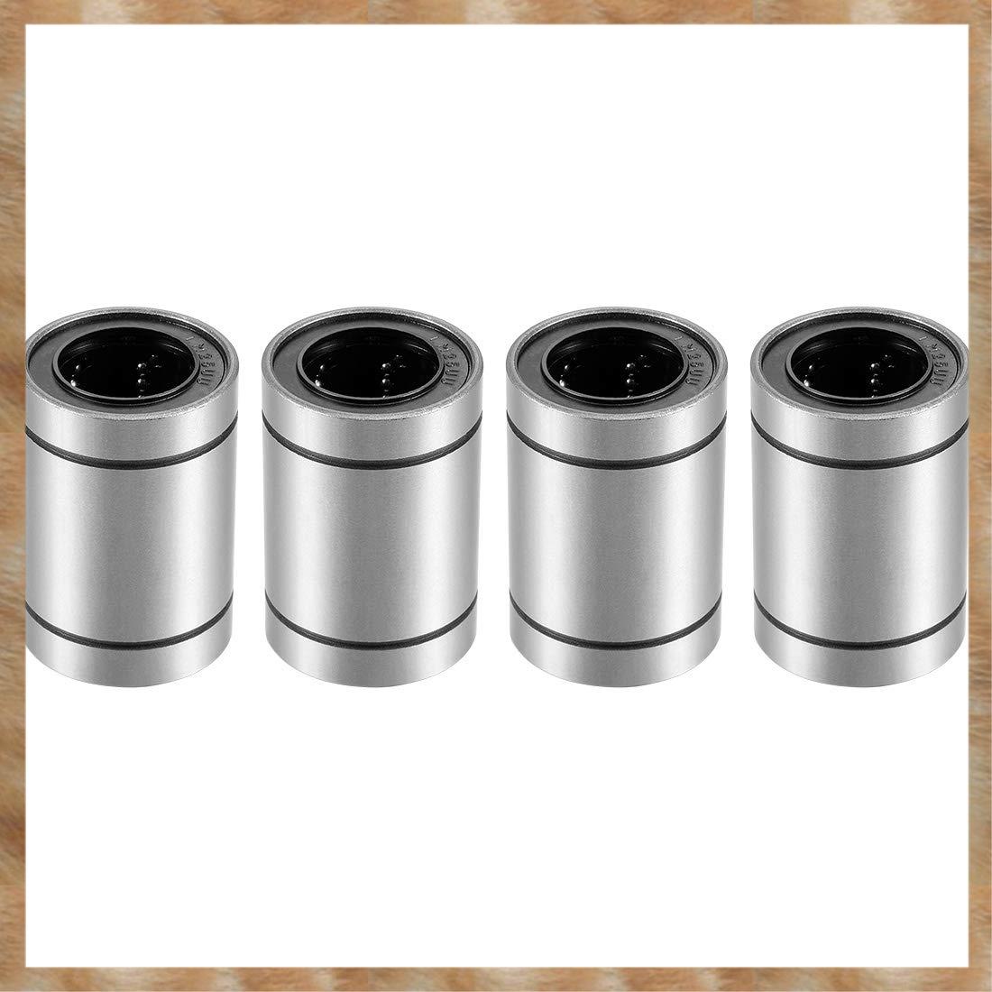 Kqueebee Linear , 25mm Bore Dia, 40mm OD, 59mm Length (LM25UU Pack of 4)
