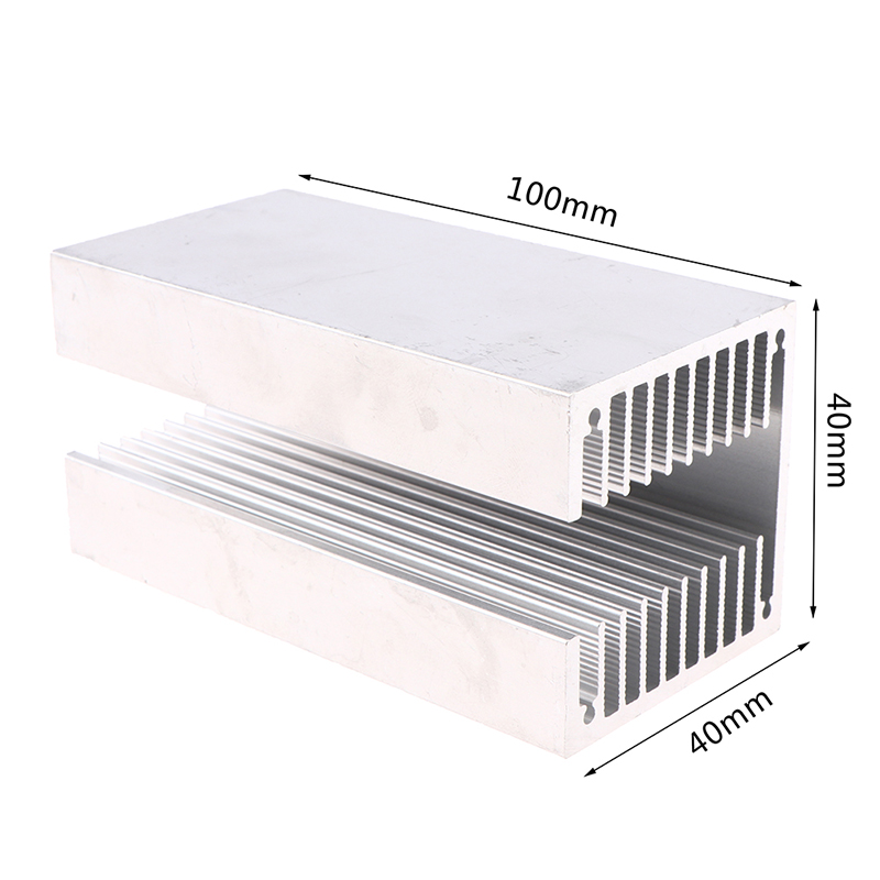 New specials U-slot Triode High Power Aluminum Heatsink 40/50MM Heat Sink CPU Power Radiator A JUE