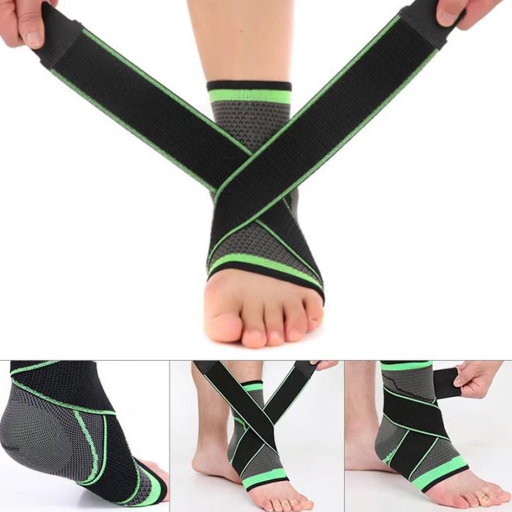 Adjustable Compression Ankle Supports Sleeves Injury Recovery Ankle Brace
