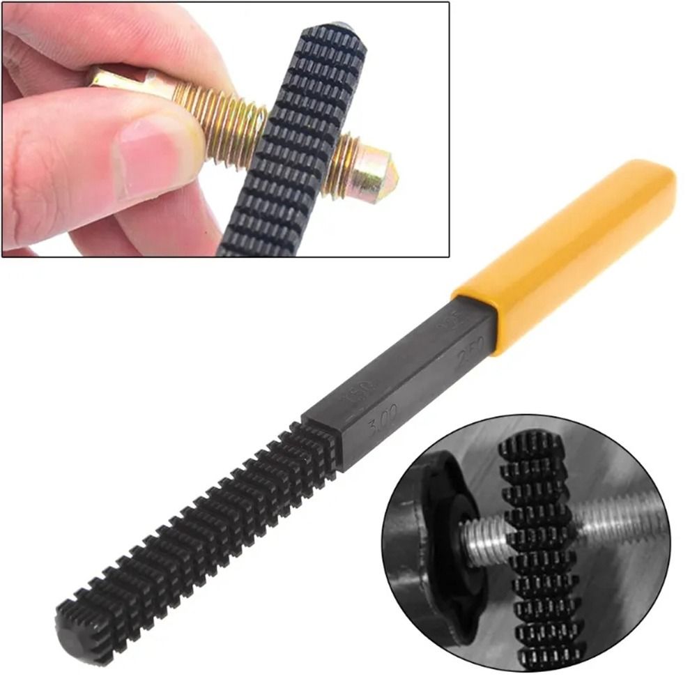 Mini Hardware External Thread Restorer File DIY Steel Hand Tools Thread Correction File Repair Tool