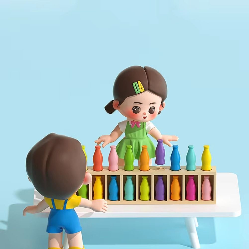Imagination Toys Montessori Character Puzzle Game Early Educational 3D Memory Logical Thinking Training Multifunction Intellectual Type Reasoning Thinking Puzzle Toy Children