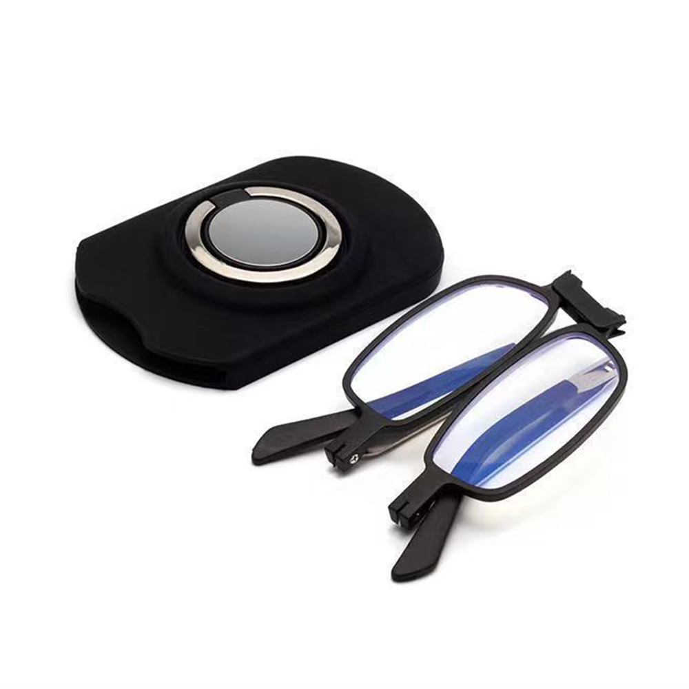 Stylish Folding Reading Glasses Non-prescription Convenient Compact Foldable Readers Durable Adjustable Lightweight Portable Mini Eyewear for Office