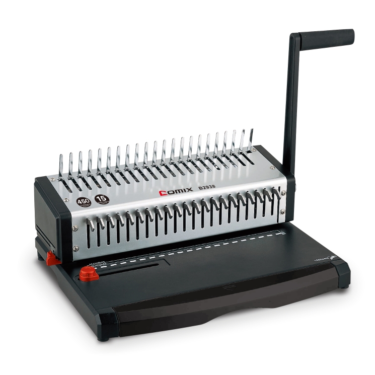 Comix 15 Sheets Comb/ Spiral Binding Machine (Model No.:B2938)