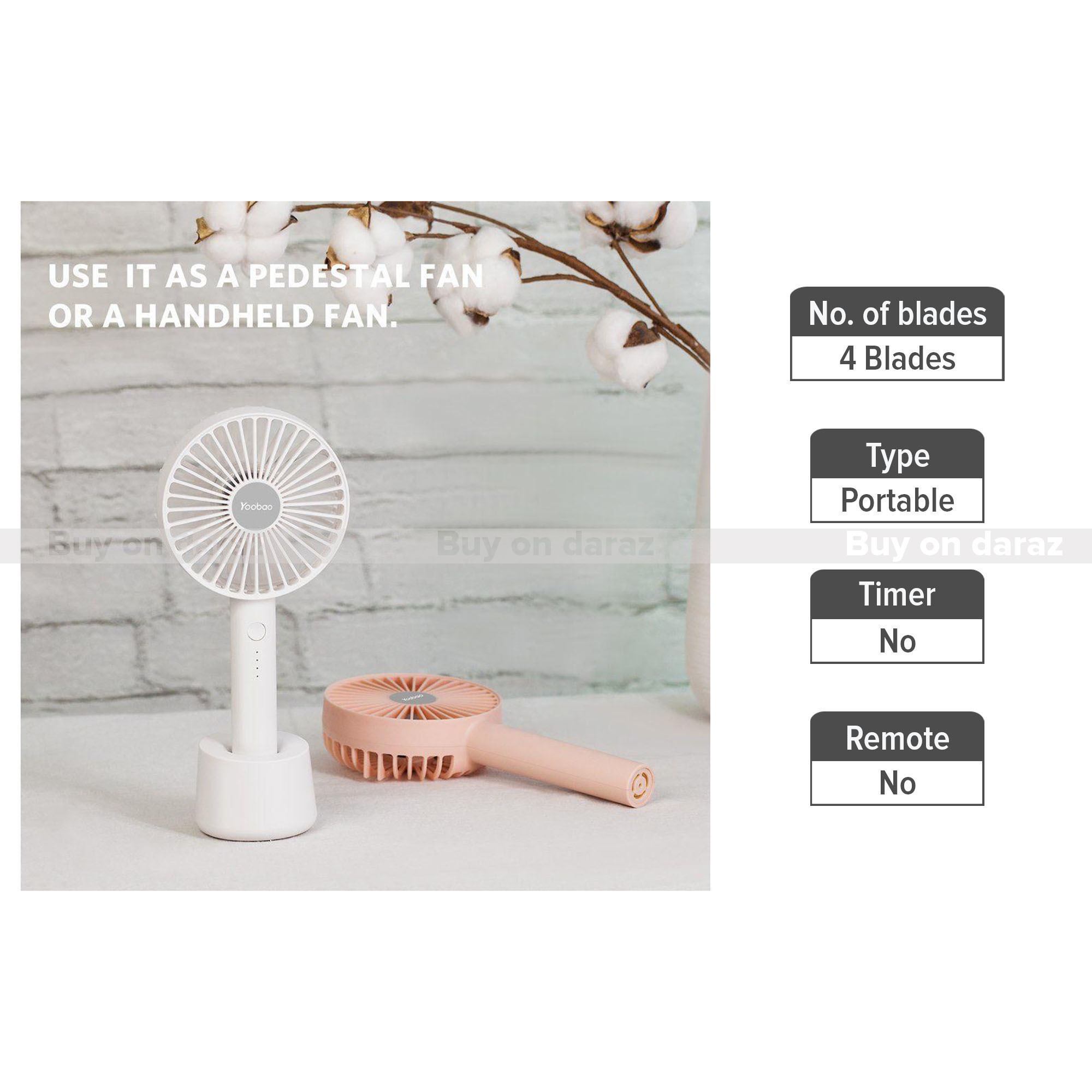 Portable Fan Series Mini Handlheld Personal Desk Table Cooling Desk Fan