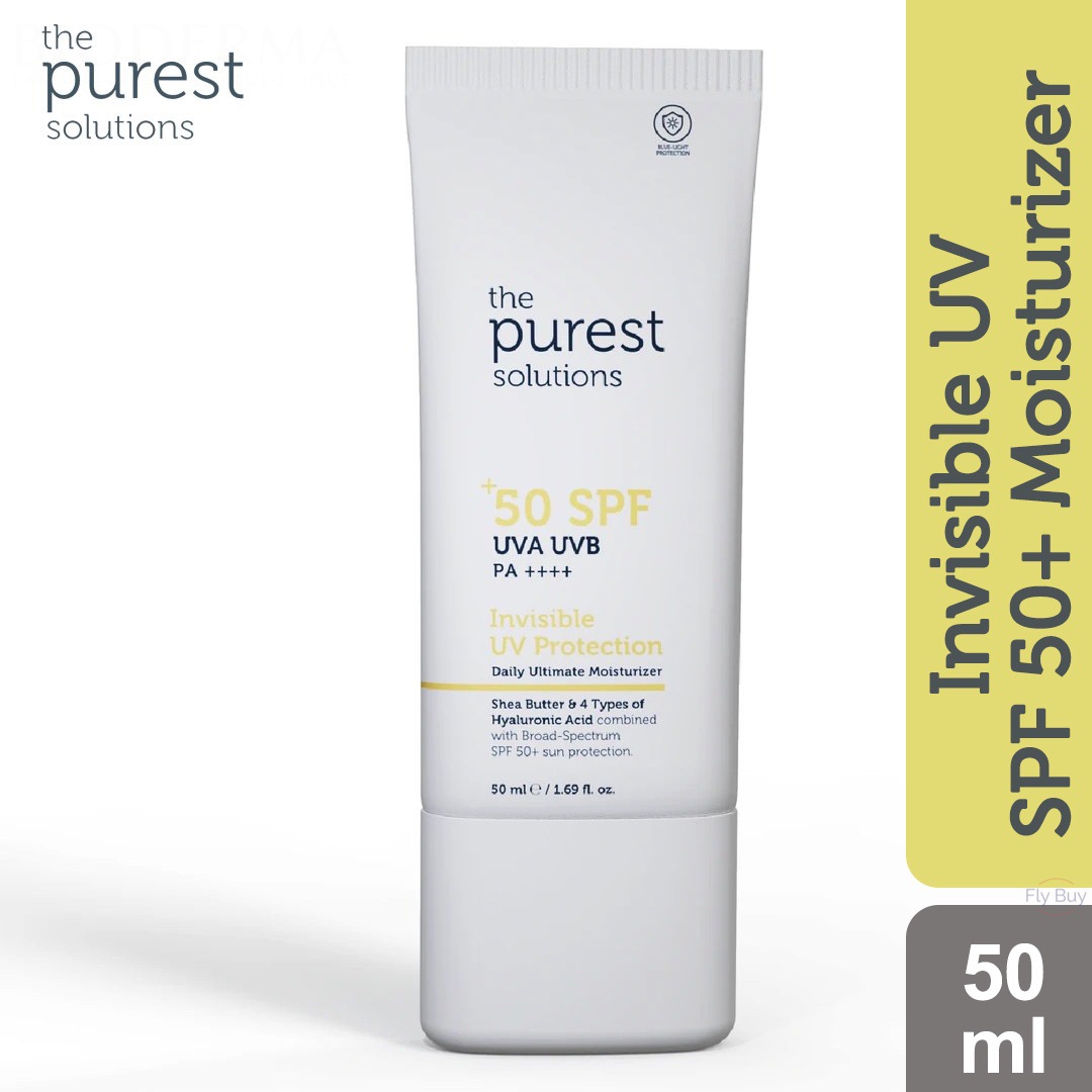 The Purest Solutions Invisible UV Protection Daily Intensive Moisturizer & Sunscreen SPF 50+ -50ml