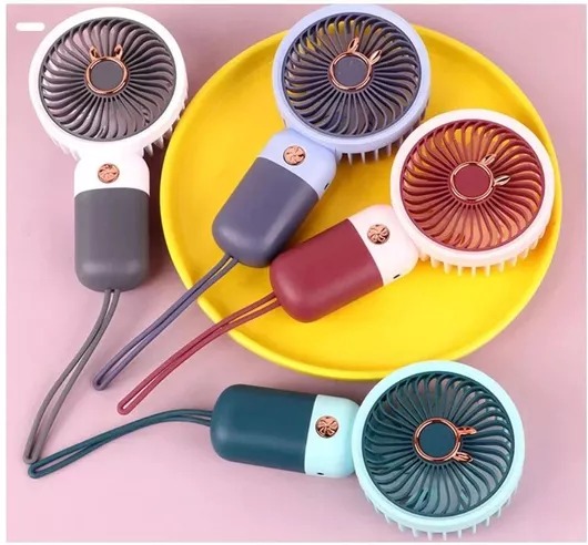 Cute 3 Speed Gear Mini USB Handheld Summer Cooling Fan Dormitory For Office Desktop Portable Mini Electric Fan