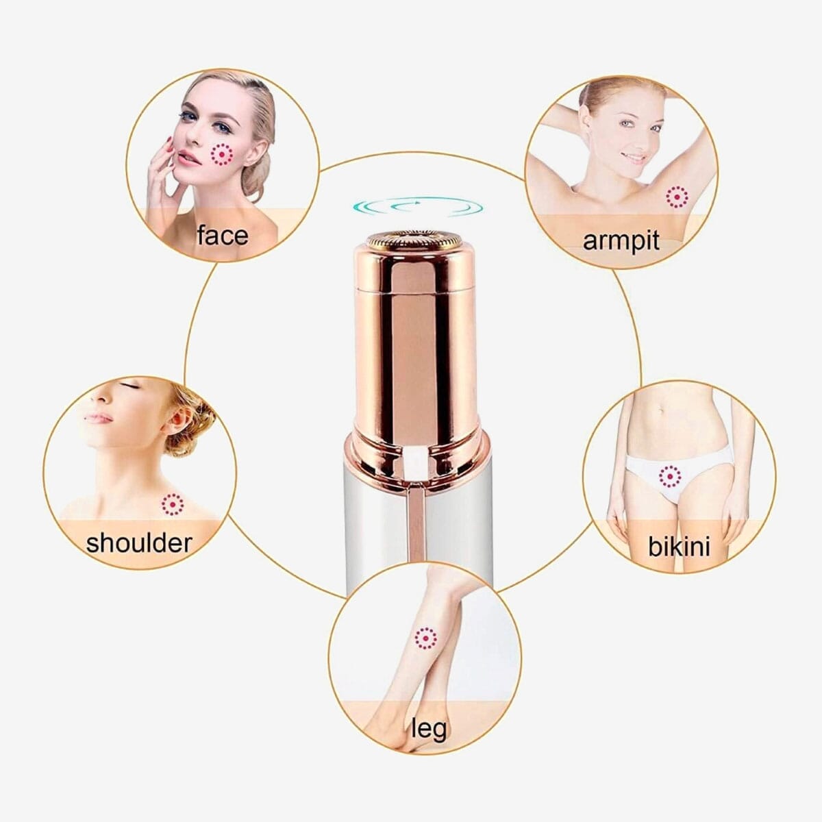 Rechargable New Flawless Facial Hair Remover