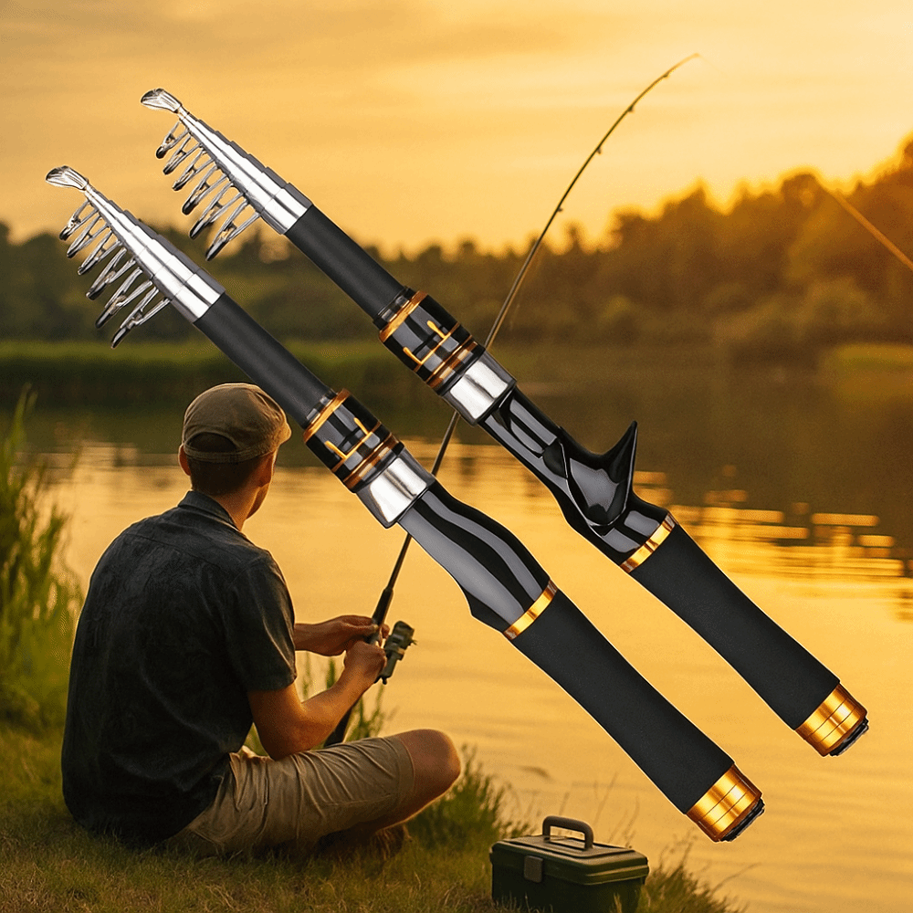 Straight Handle Portable Telescopic Fishing Rod 34cm Storage Ultra Short Mini Fishing Pole .6m-2.1m Length Thin Fishing Hand Pole Stream Lake