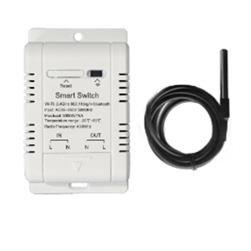 Tuya Wifi 16A Smart Temperature Switch Tuya Wifi Monitor Remote Control Smart Temperature Switch
