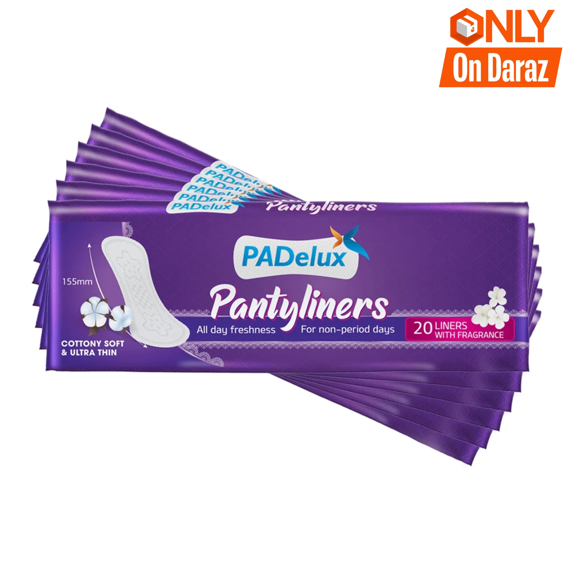 Padelux Panty Liners 20 pcs (Pack of 6)