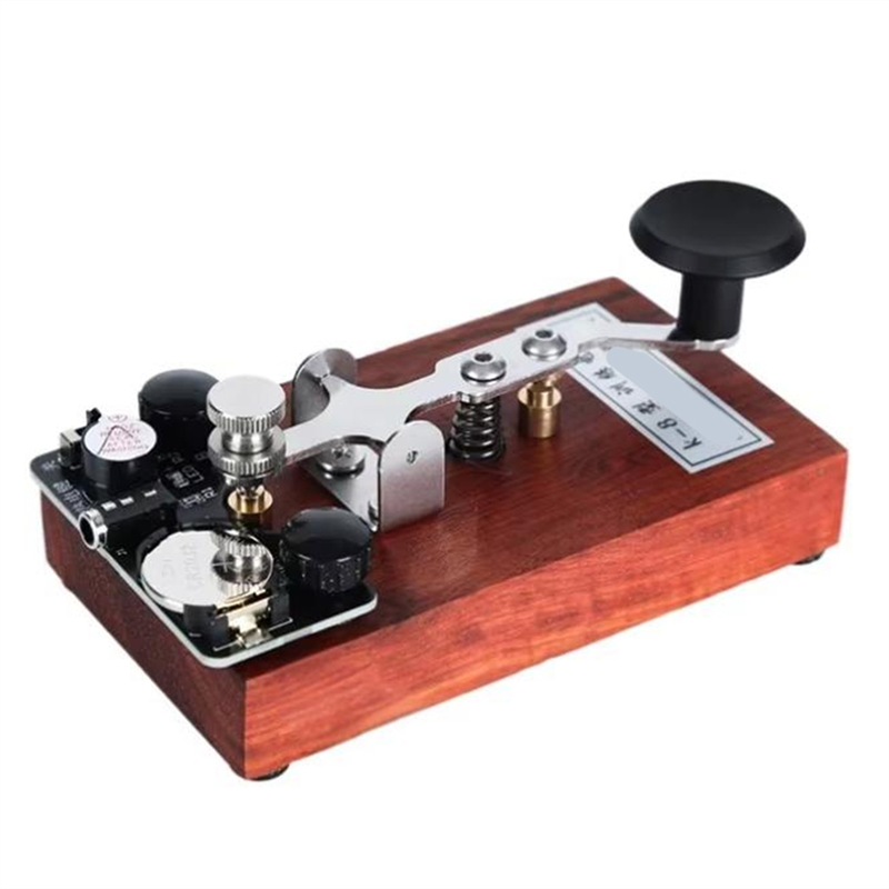 K-8 Training Electric Key, Sound and Light Practice Shortwave HF Sound and Light Practice Board