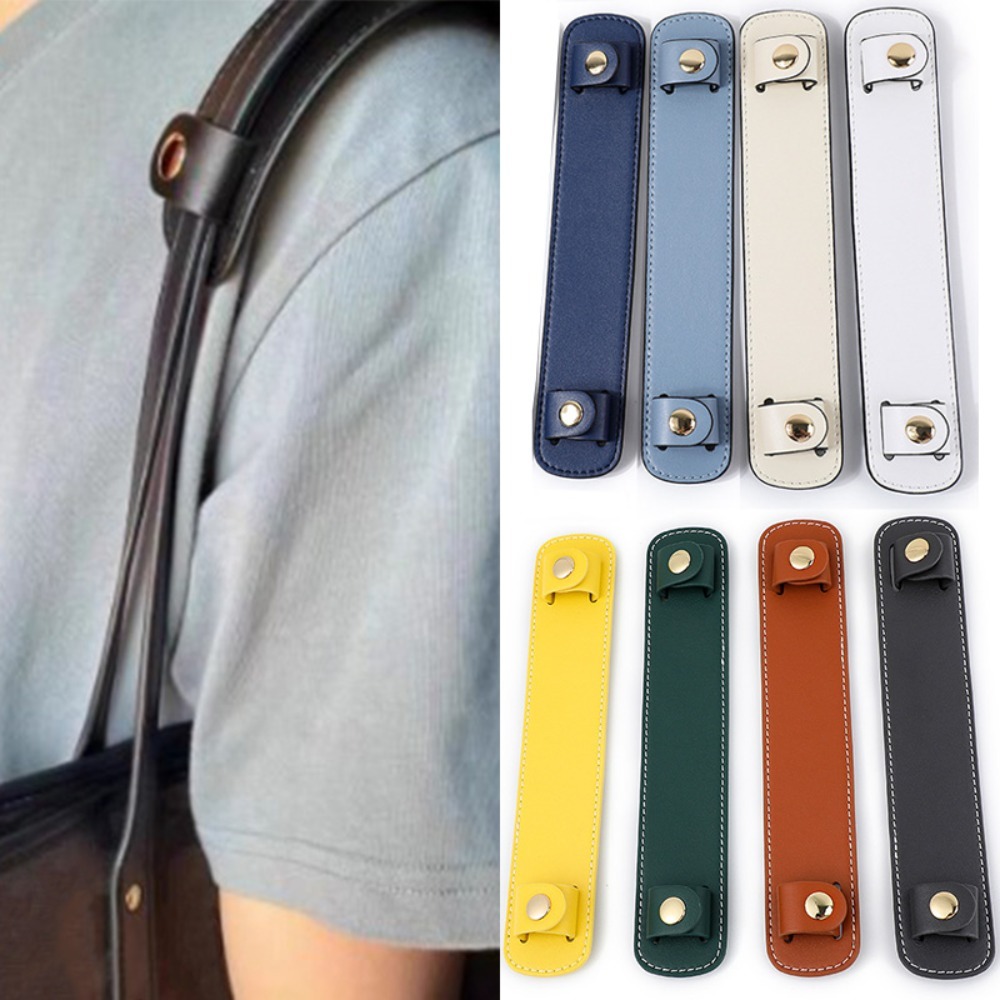 Replace Women Lady Shoulder Rest Wide Leather Bag Strap Bag Strap Handle Fixing Clip Decompression Shoulder Pads