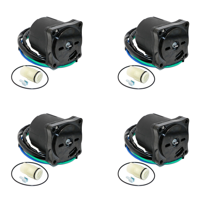fasdaga 4X 12V Tilt Trim Motor 36120-ZY3-013 for Outboard Engine 75-225HP 36120-ZY3-023 36120-ZY9-013