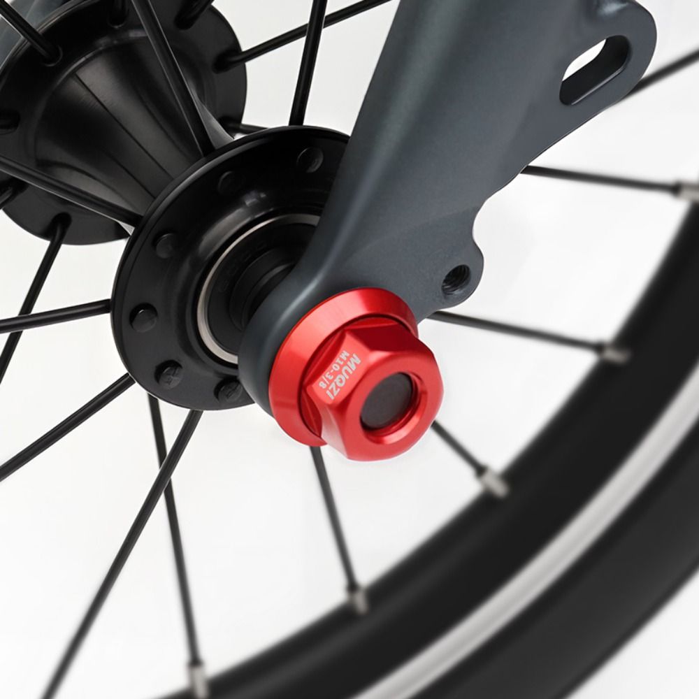 2pcs Lightweight M9/M10/M10*3/8 Bicycle Hub Nut High Strength Anti-rust Rear Axle Screw Anodizing Aluminum Alloy Bike Accessories Road Bike