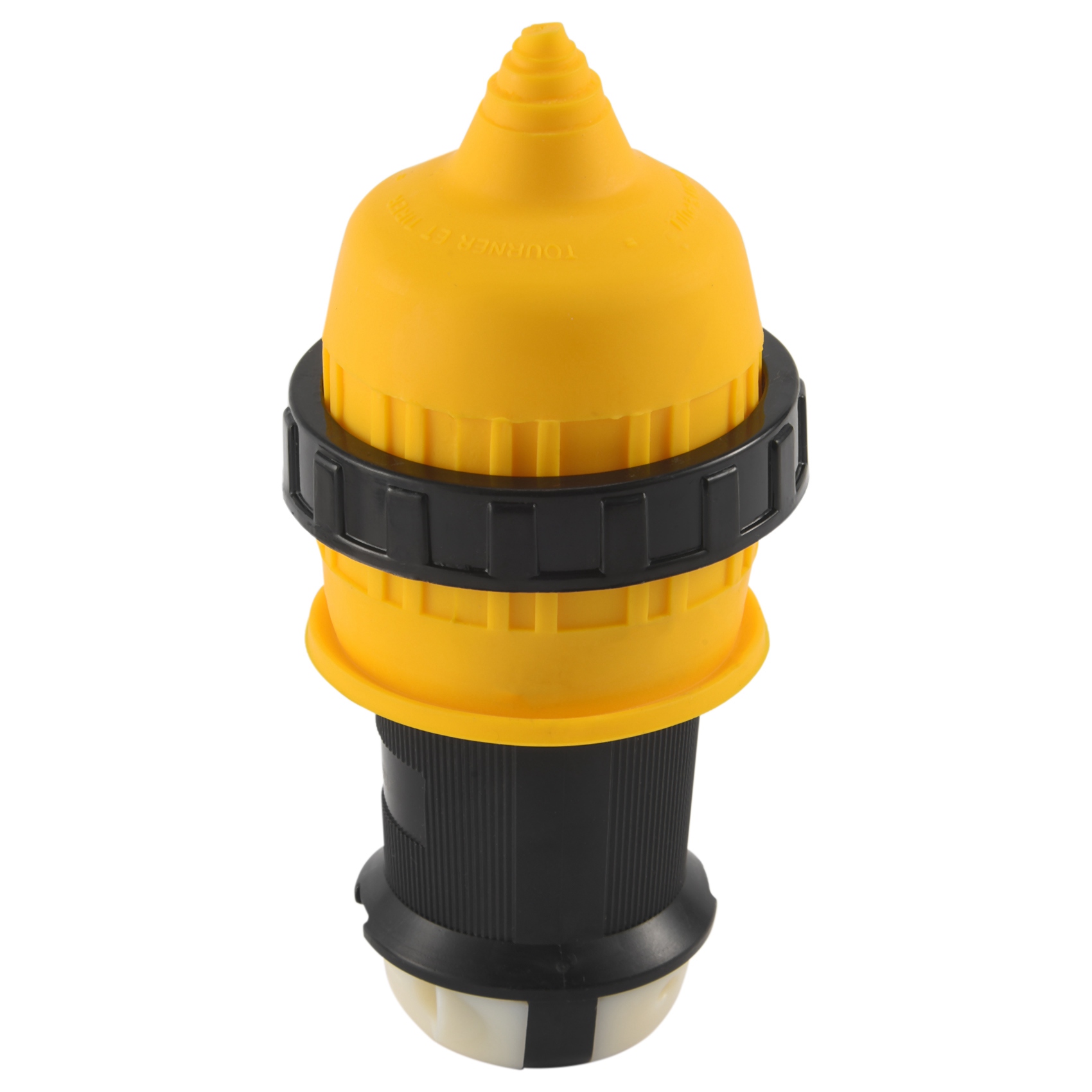 OUMERY 3Pcs 125V Rv Power Twist Lock Plug Inlet 30Amp Female Locking Connector with Cover Rv Power Socket Waterproof Cover Set