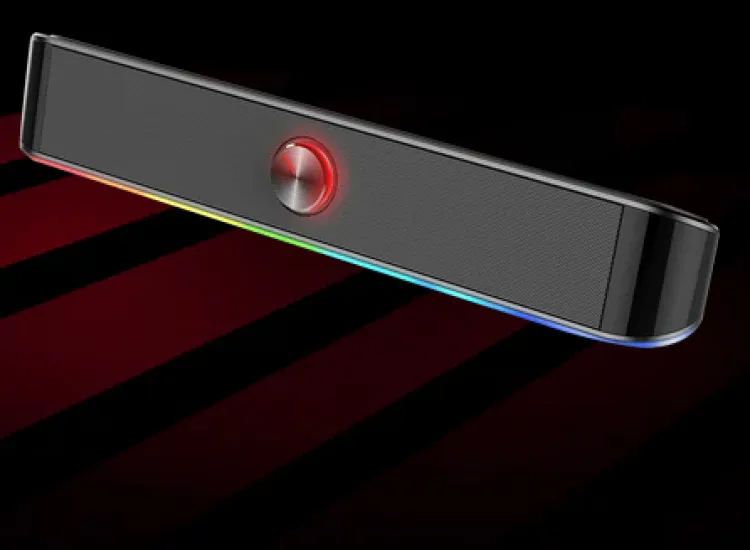 Redragon GS560 Adiemus 4 Watt 2.0 Channel USB Soundbar (Black)