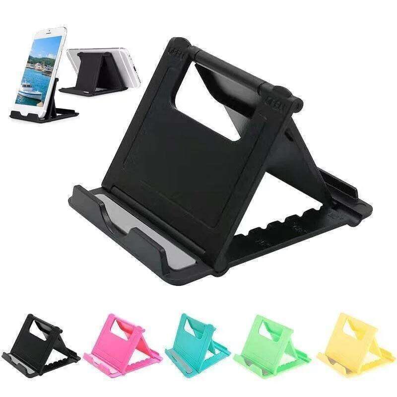 1pc Mini Desktop Lazy Persons Foldable Stand For Mobile Phone Tablet, Portable And Adjustable