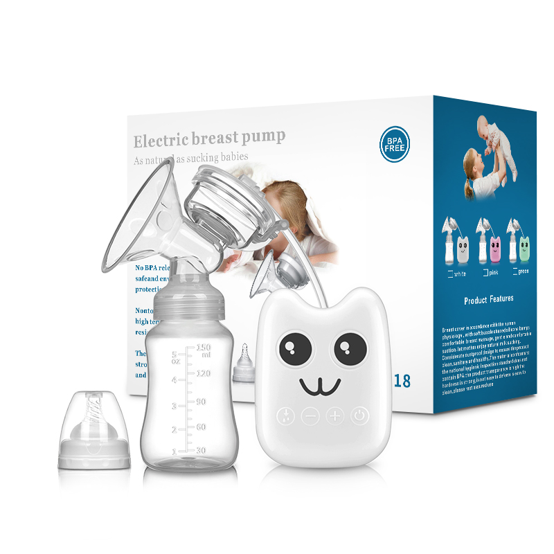 Rechargeable Single Electric Breast Pump | Portable BPA-Free Milk Pump | 3 Modes & 9 Suction Levels | Quiet & Cordless Breastfeeding Pump for Moms