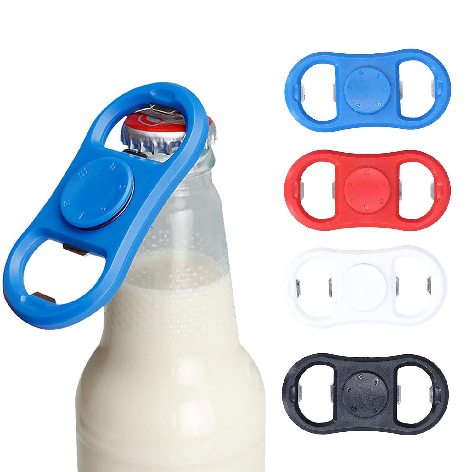 Stainless Steel Multi-Function Beer Bottle & Can Opener - Portable, Creative Design for Home Use for Relieve Stress Gift